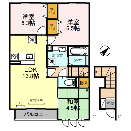 オリエンタルの間取り