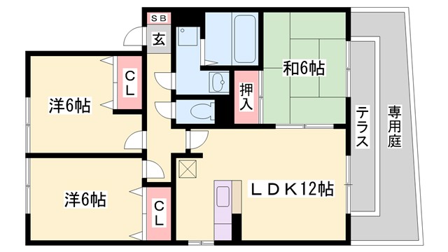 グランエストIVの間取り