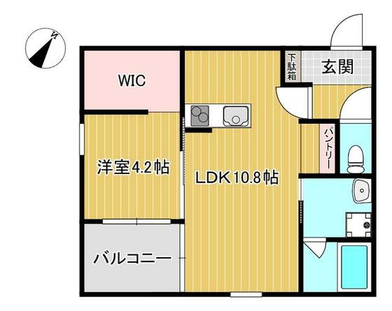 ソレイユ戸島の間取り