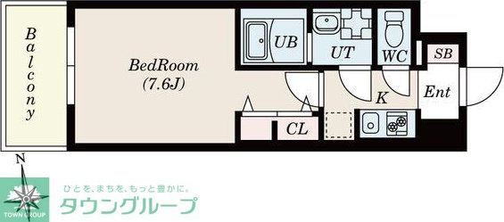 S-RESIDENCE桜本町awesomeの間取り