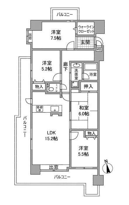 コスモ守山4番館_間取り_0