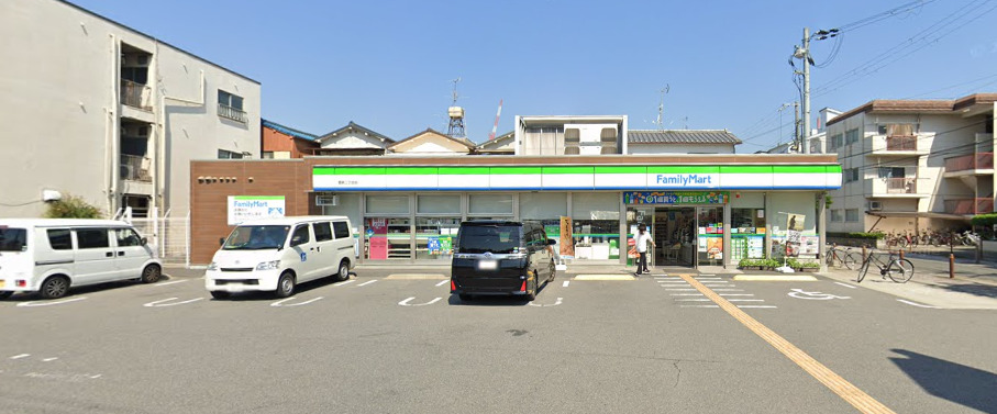 コンビニ　ファミリーマート 豊新二丁目店（コンビニ）まで727m