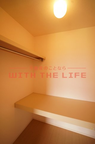 収納　たっぷりとした収納スペースです