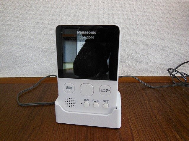 セキュリティ　来客が一目で分かるモニターインターフォン付き