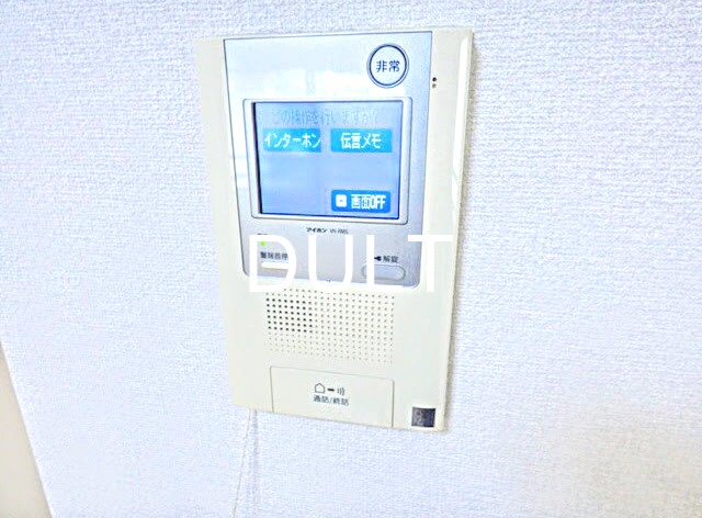 セキュリティ　モニター付きインターホンです。