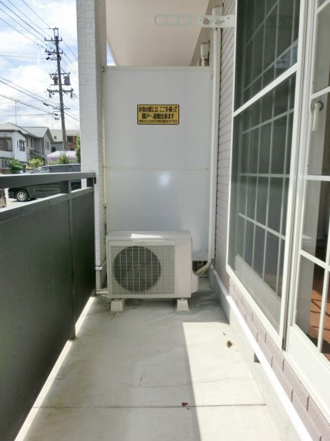 バルコニー　日当たり良好です。