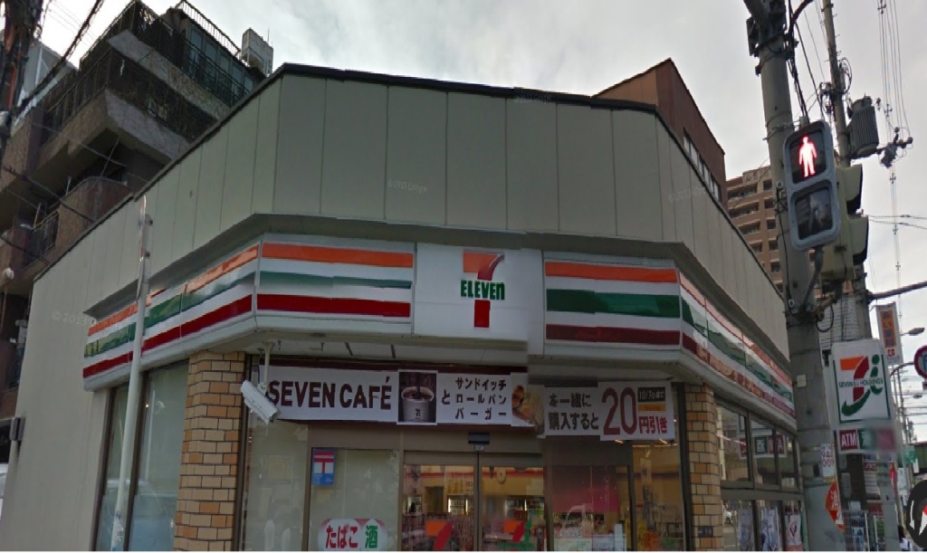 コンビニ　セブンイレブン 大阪鶴橋駅西店（コンビニ）まで79m