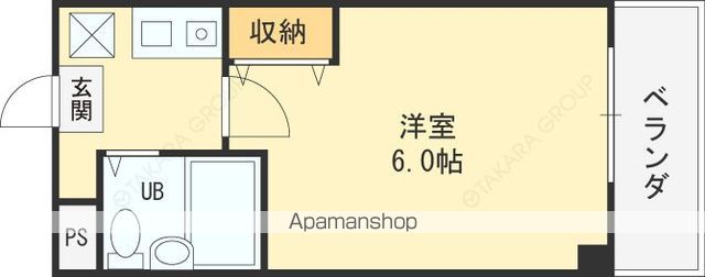 シティパレス高井田の間取り写真
