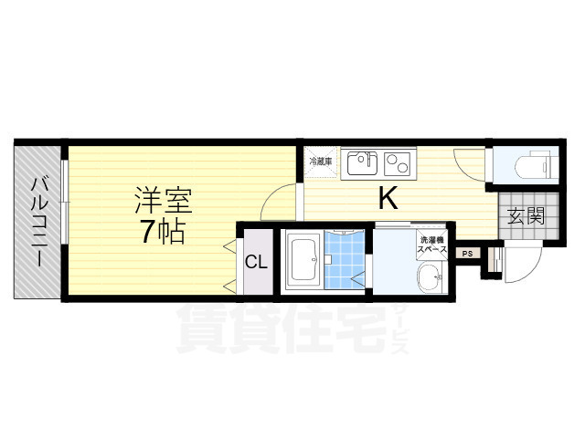 フジパレス吹田朝日が丘1番館の間取り写真