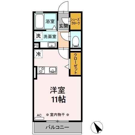 アレッサ A棟の間取り写真