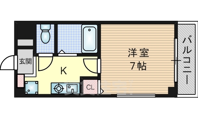 阪急京都線 正雀駅 徒歩1分 4階建 築29年の間取り写真