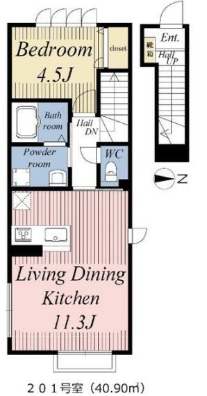 コスモスハイムの間取り写真