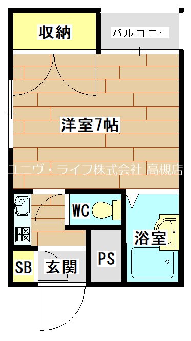 北園マンションの間取り