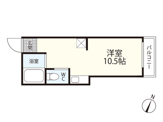 広島市西区庚午北のマンションの間取り