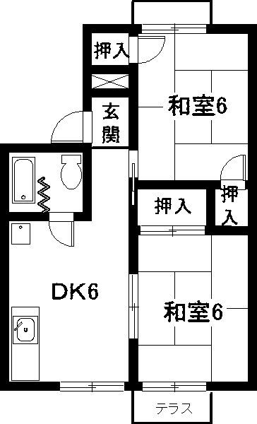 セジュール　アグネスの間取り