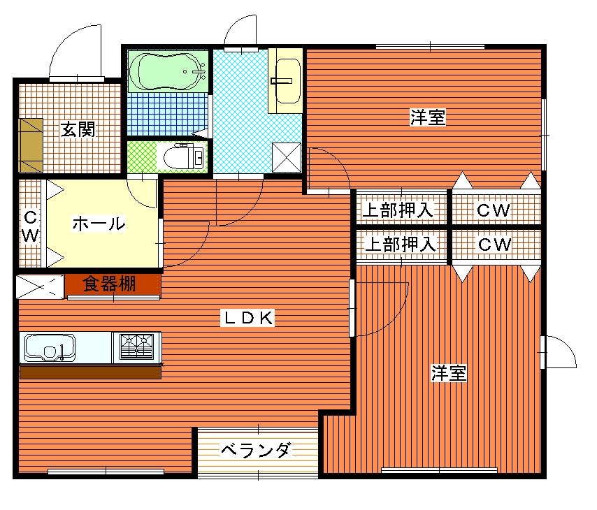 アヴェールONEの間取り