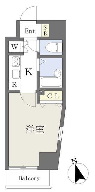 港区白金のマンションの間取り