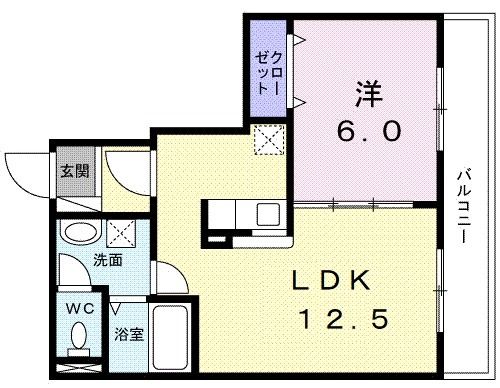 札幌市南区澄川四条のマンションの間取り