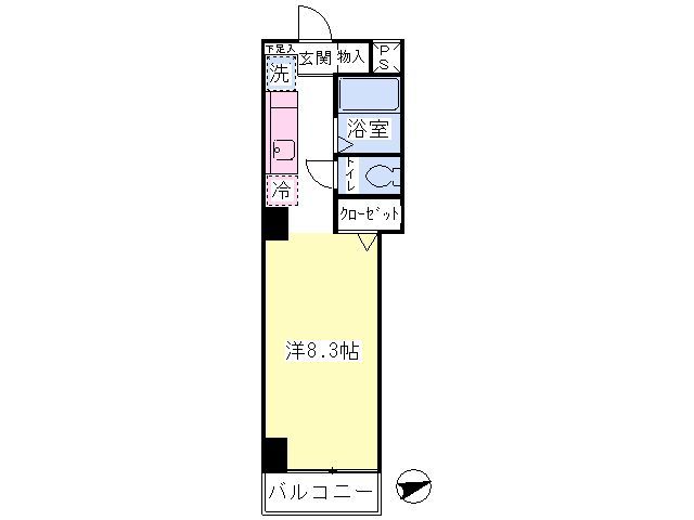 メゾンドゥアストるの間取り