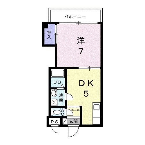 中新川郡上市町稗田のマンションの間取り