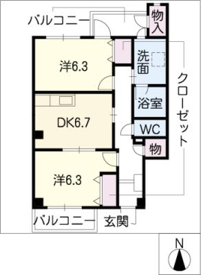 メゾン・シュクルの間取り