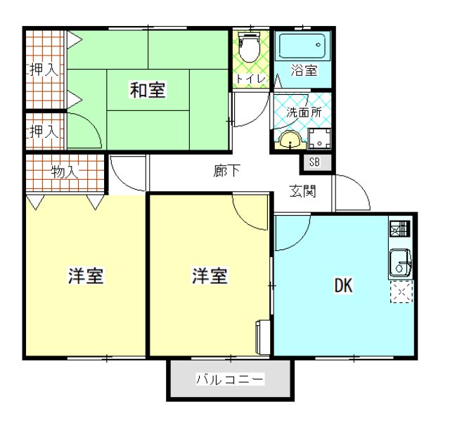 ボナールの間取り