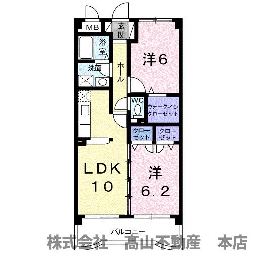 ボーフェン　ドゥリーの間取り