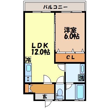 異人堂ビルの間取り