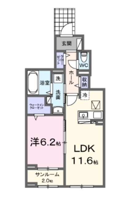 キャトル セゾンの間取り