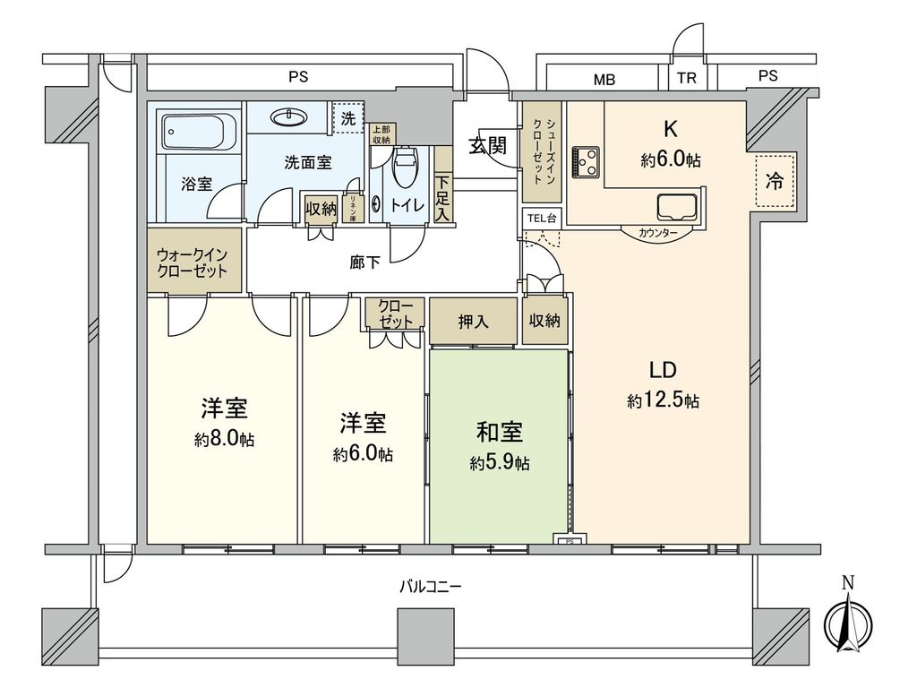 ザ・梅田タワーの間取り