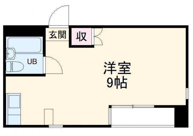 京都市右京区太秦帷子ケ辻町のマンションの間取り