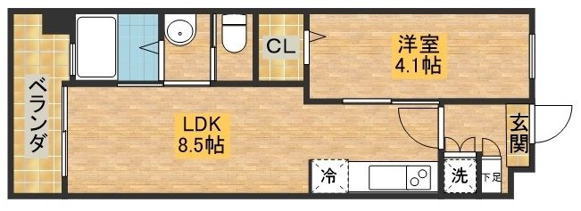 【AS PREMIUM馬町の間取り】