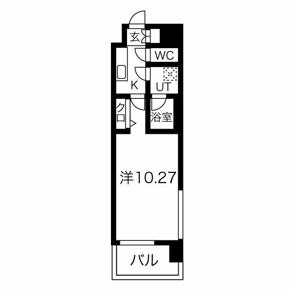 名古屋市千種区今池のマンションの間取り