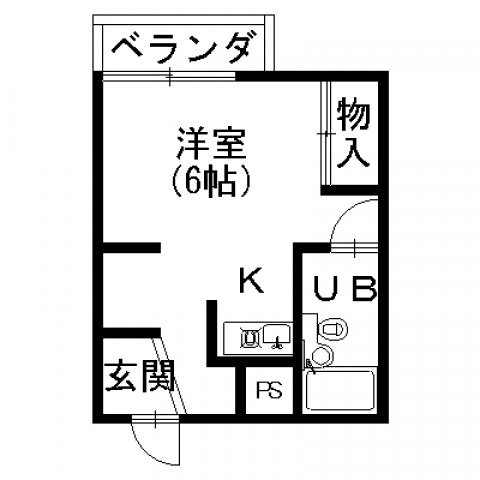 橿原市西池尻町のアパートの間取り