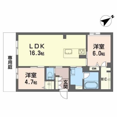 シャーメゾン城野駅前 ～シャーメゾンジョウノエキマエ～の間取り