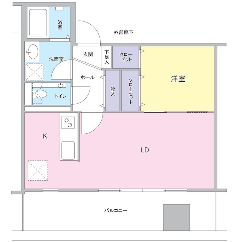 箱崎リージェントビルの間取り