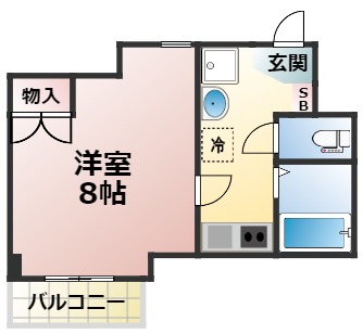 【シャントール二条の間取り】