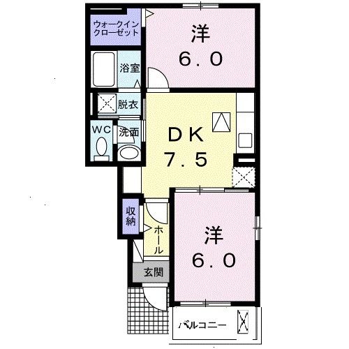 マスカット　Ａの間取り