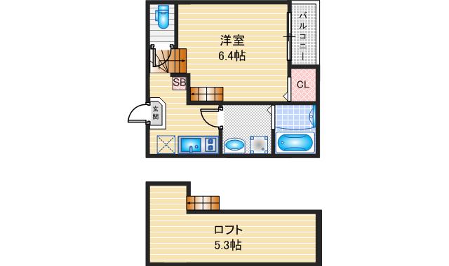 ハーモニーテラス曽根IIの間取り