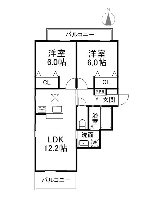 エスロゼットの間取り