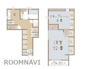 名西郡石井町高原のアパートの間取り