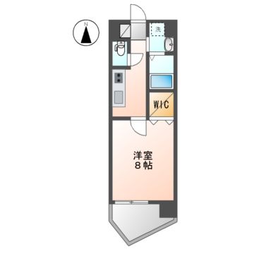 名古屋市港区名港のマンションの間取り