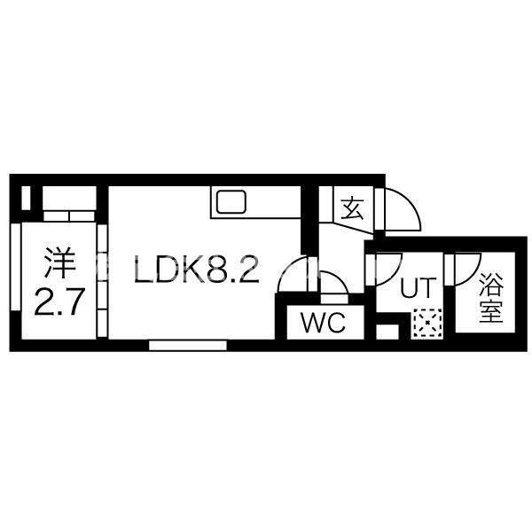 REFISIA太閤通の間取り