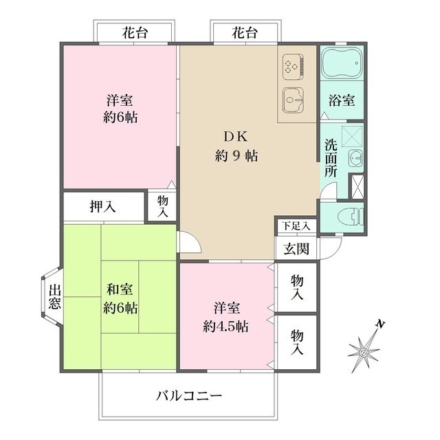 アリス湘南の間取り