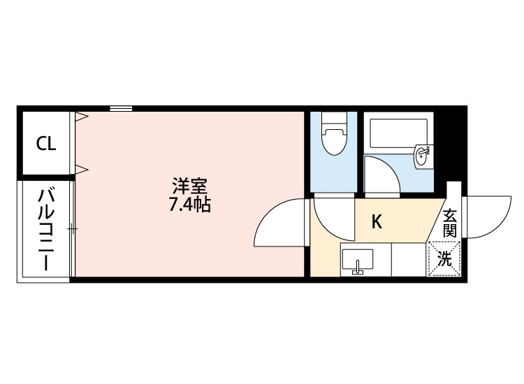 サングラッド黒髪の間取り