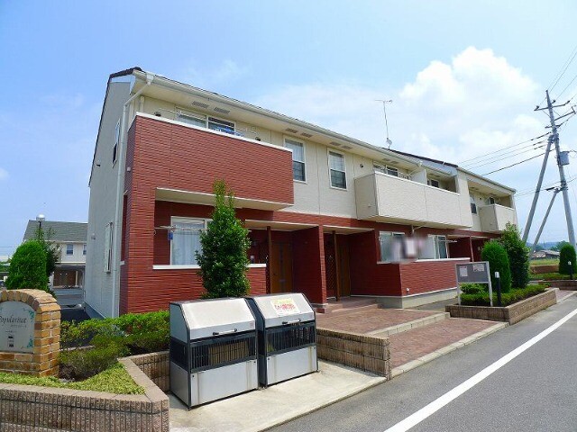 太田市山之神町のアパートの建物外観