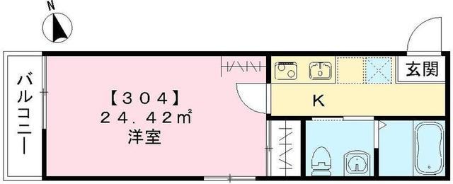 京都市東山区大阪町のマンションの間取り