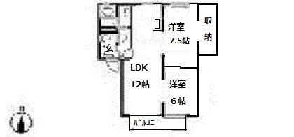 ファミール・Jの間取り