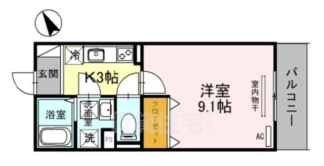 ベラヴィスタ　南草津の間取り