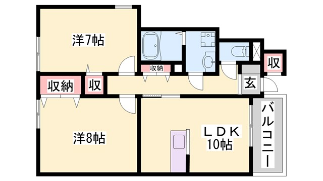 ゴールド・クレストIの間取り